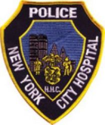 NEW YORK CITY HOSPITAL POLICE SHOULDER PATCH.